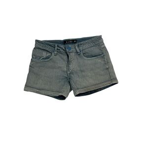 Women's‎ tonlion baby blue low rise Denim Shorts size 27
